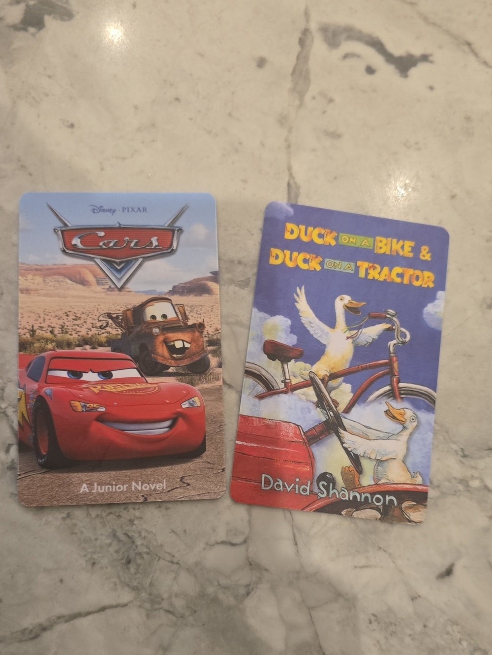 Disney Trading Card Set Featuring Cars Lightning McQueen - Red & Blue